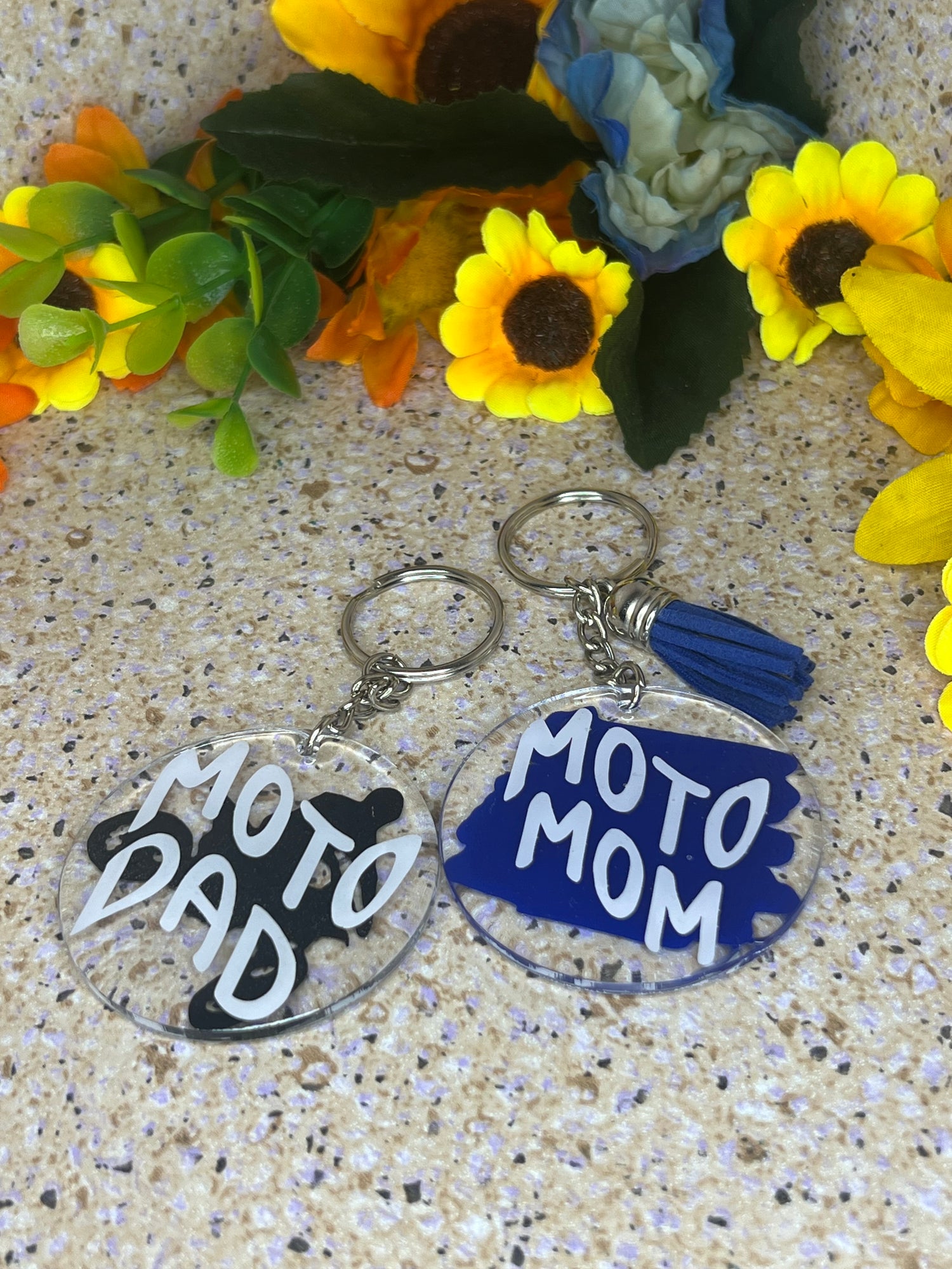 Moto Life Keychains