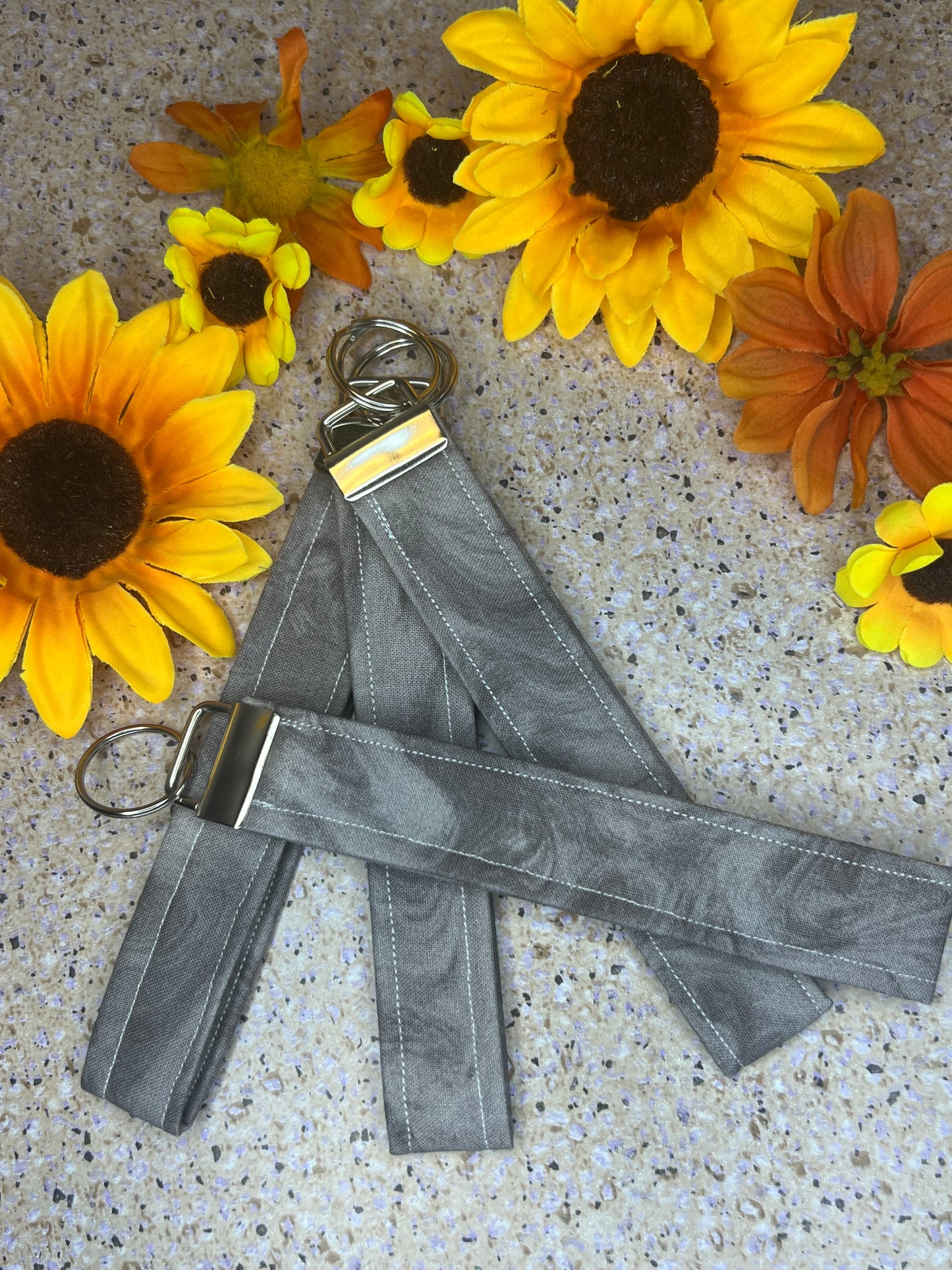 Key Fob Wristlet - Grey