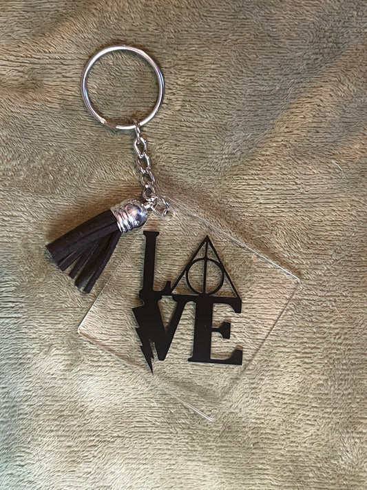 LOVE keychain Harry Potter