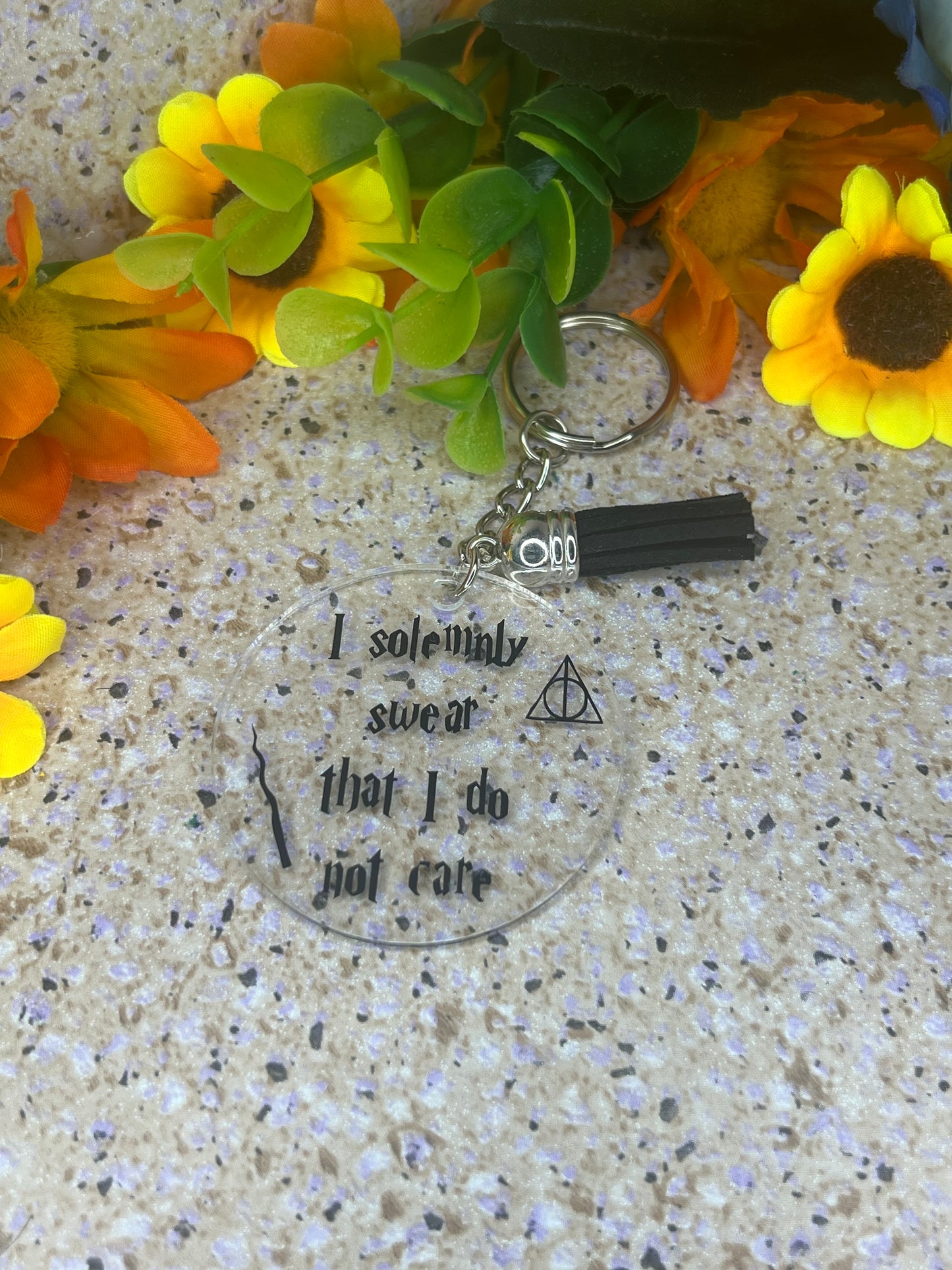 Keychain - Harry Potter - ‘I solemnly swear that I do not care’