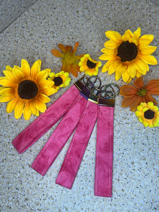 Key Fob Wristlet - Pink