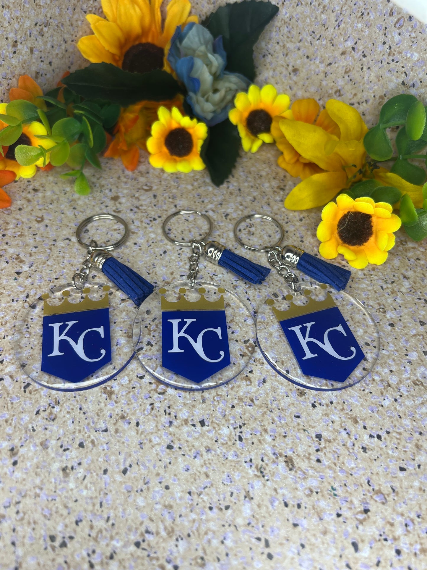 Keychain - KC with Crown